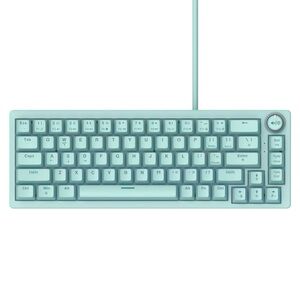 NWT Teal Blue North Base changeable keys Wired Keyboard
